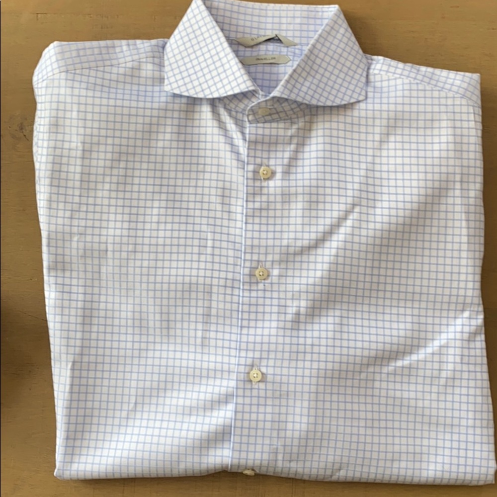 Suit Supply Traveller Dress Shirt with Collar